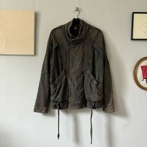 free people we the free oversized cotton jacket